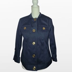 Jones New York Signature Navy Blue Jacket